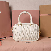 Okify MiuMiu Arcadie Matelasse Bag White 19x13x6cm 5BB123 - 6