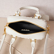 Okify MiuMiu Arcadie Matelasse Bag White 19x13x6cm 5BB123 - 4
