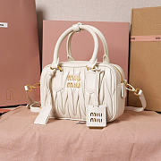 Okify MiuMiu Arcadie Matelasse Bag White 19x13x6cm 5BB123 - 3