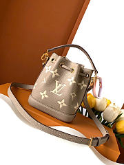 Okify Louis Vuitton NoeNoe Nano Bag Gray M46291 13x16x10cm - 4