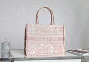 Okify Dior Book Tote Bag Light Pink 36.5x28x17.5cm - 1