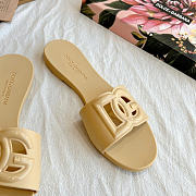 Okify Dolce & Gabbana Beige Women Slides 29197 - 3