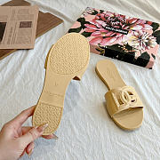 Okify Dolce & Gabbana Beige Women Slides 29197 - 2