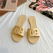 Okify Dolce & Gabbana Beige Women Slides 29197 - 1