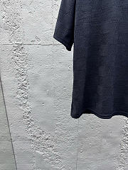 Okify Louis Vuitton Black Damier T-shirt  - 5