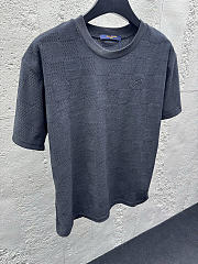 Okify Louis Vuitton Black Damier T-shirt  - 4