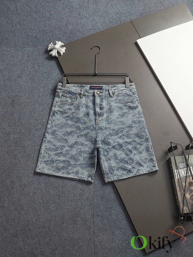 Okify Louis Vuitton Denim Men Shorts 29204 - 1
