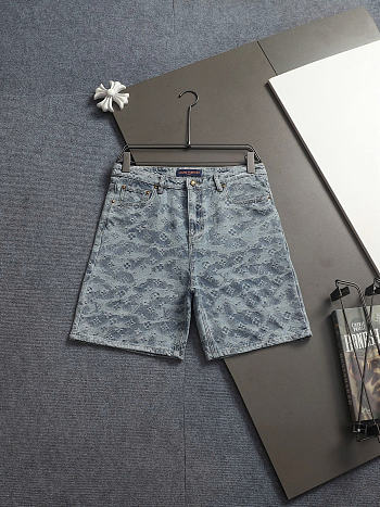 Okify Louis Vuitton Denim Men Shorts 29204