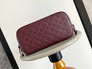 Okify Louis Vuitton Neverfull Bag Red Burgundy Embossed M45685 32x29x17cm - 4