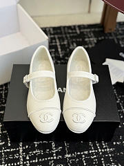 Okify CC White Mary Jane Shoes 29220 - 1