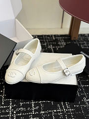 Okify CC White Mary Jane Shoes 29220 - 2
