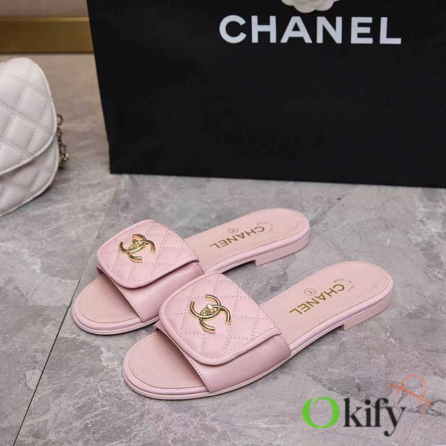 Okify CC Pink Women Slides 29226 - 1