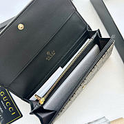 Okify Gucci Black Supreme Wallet 19x10cm 2655 - 3