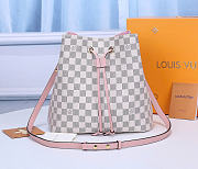 Okify Louis Vuitton NoeNoe Bag Damier Pink M40152 25x18x26cm  - 1
