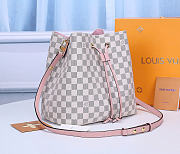 Okify Louis Vuitton NoeNoe Bag Damier Pink M40152 25x18x26cm  - 4