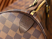 Okify Louis Vuitton Speedy 35 Bag Damier Brown N41363 35x23x18cm - 4