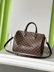 Okify Louis Vuitton Speedy 30 Bag Damier Brown N41367 30x21x17cm - 6