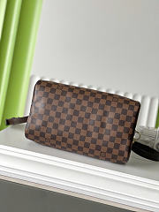 Okify Louis Vuitton Speedy 30 Bag Damier Brown N41367 30x21x17cm - 2