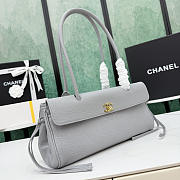 Okify CC 2026 Small Shopping Bag Gray Grain AS6288 30.5x15x11cm  - 6