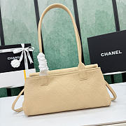 Okify CC 2026 Small Shopping Bag Beige Grain AS6288 30.5x15x11cm  - 4