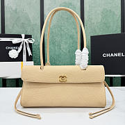 Okify CC 2026 Small Shopping Bag Beige Grain AS6288 30.5x15x11cm  - 1