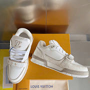 Okify Louis Vuitton Gray Sneakers Unisex 29237 - 6