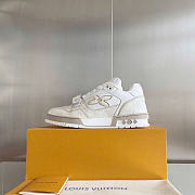 Okify Louis Vuitton Gray Sneakers Unisex 29237 - 1