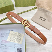 Okify Gucci Brown Belt Gold Vintage Hardware 3cm - 1