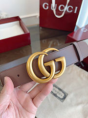 Okify Gucci Brown Ophidia Belt Gold Vintage Hardware 4cm - 6