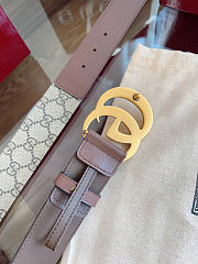 Okify Gucci Brown Ophidia Belt Gold Vintage Hardware 4cm - 2