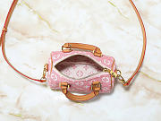 Okify Louis Vuitton High Nano Speedy Denim Pink M81213 16x10x7.5cm - 4