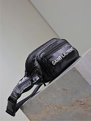 Okify YSL Nuxx Belt Bag Black Nylon 24x16cm - 5