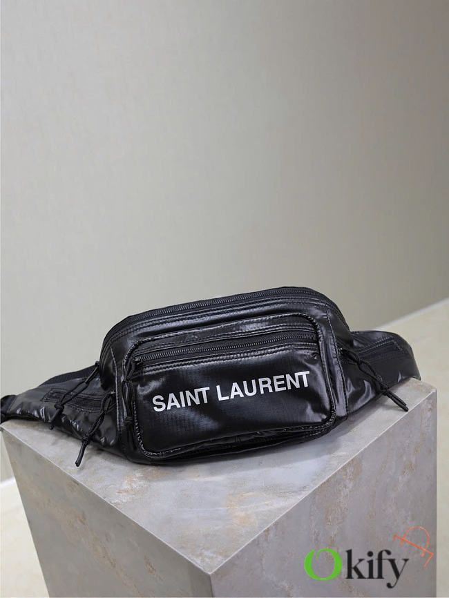 Okify YSL Nuxx Belt Bag Black Nylon 24x16cm - 1