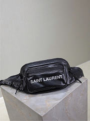 Okify YSL Nuxx Belt Bag Black Nylon 24x16cm - 1