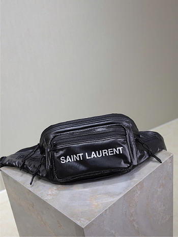 Okify YSL Nuxx Belt Bag Black Nylon 24x16cm