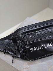 Okify YSL Nuxx Belt Bag Black Nylon 24x16cm - 3