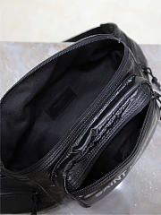 Okify YSL Nuxx Belt Bag Black Nylon 24x16cm - 4