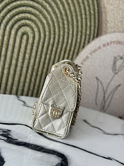 Okify CC 25 Hobo Bag Light Gold Caviar 22x20x12.5cm - 3