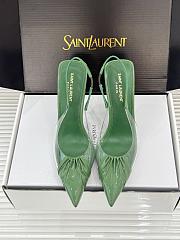 Okify YSL Dark Green High Heels 10.5cm - 3