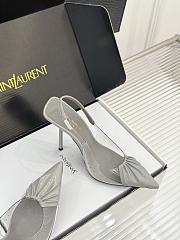 Okify YSL Gray High Heels 10.5cm - 3