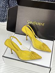 Okify YSL Yellow High Heels 10.5cm - 3