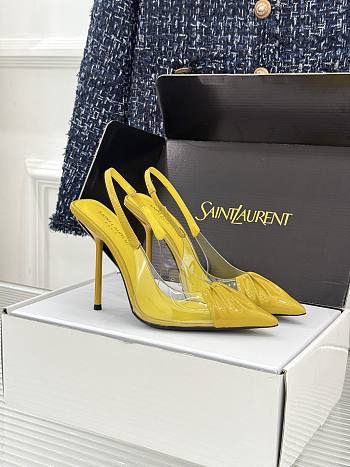Okify YSL Yellow High Heels 10.5cm