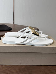Okify Dolce & Gabbana White Women Slides (has big size) - 6