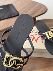 Okify Dolce & Gabbana Black Women Slides (has big size) - 6