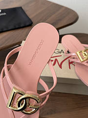 Okify Dolce & Gabbana Pink Women Slides (has big size) - 6