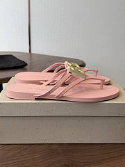 Okify Dolce & Gabbana Pink Women Slides (has big size) - 4