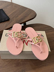 Okify Dolce & Gabbana Pink Women Slides (has big size) - 2