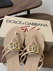 Okify Dolce & Gabbana Beige Women Slides (has big size) - 5