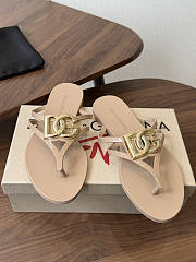 Okify Dolce & Gabbana Beige Women Slides (has big size) - 4