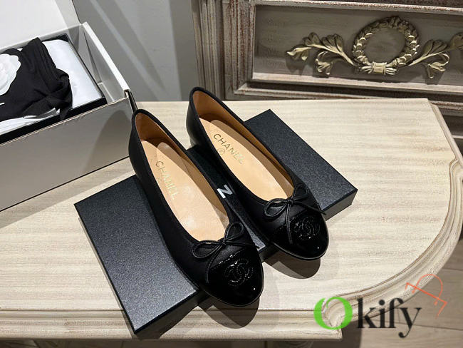 Okify CC Black Ballet Shoes 29284 - 1